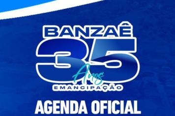 Agenda Oficial Banzaê 35 anos