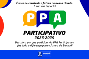 PARTICIPE DO PPA AGORA!