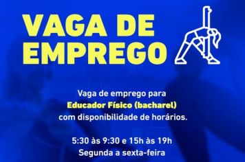 Secretaria de Saúde abre Vaga de Emprego 