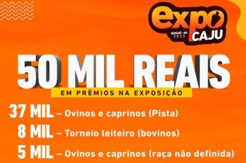 ExpoCaju: 50 mil reais em prêmios na exposição de animais 