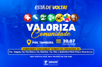 Valoriza Comunidade já tem data marcada e vai chegar ainda mais perto de você