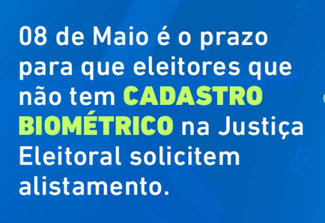 Não fique de fora dessas Eleições! 